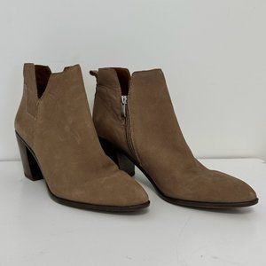 Franco Sarto Oreste Booties - Taupe Size 10